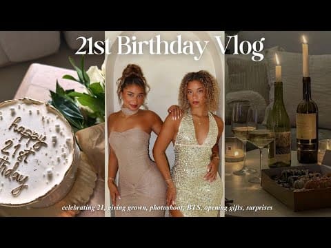 21st Birthday Vlog L Spend Our Bday With Us....