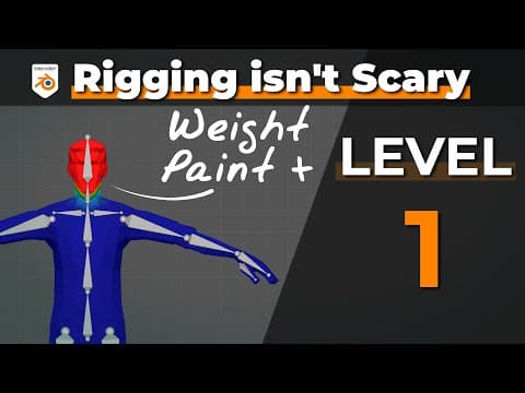 Rigging L1-3 :  Solid Weight Painting Workflow
