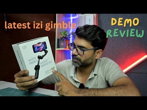 Izi Gimbal Go-x-pro Full Review 🔥 | Real Demo & Features Explained!