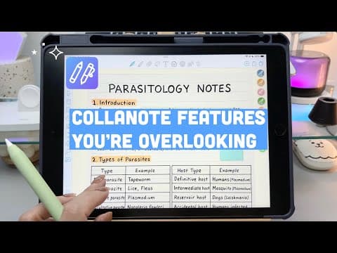 Collanote Features You’re Overlooking (ipad 9th Gen & Macbook Air M1 Chip) ❤︎ Emmy Lou