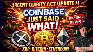 Urgent Clarity Act Update ‼️ Coinbase Just Said What! (xrp Bitcoin Ethereum)