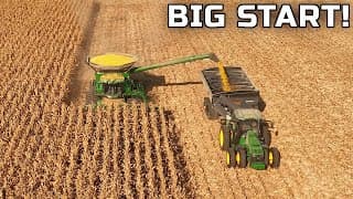 Central Illinois Corn Harvest Begins