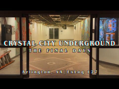 Final Days Of The Crystal City Underground Mall, Va | Exploring Urban Decay On Halloween | Exlog 127