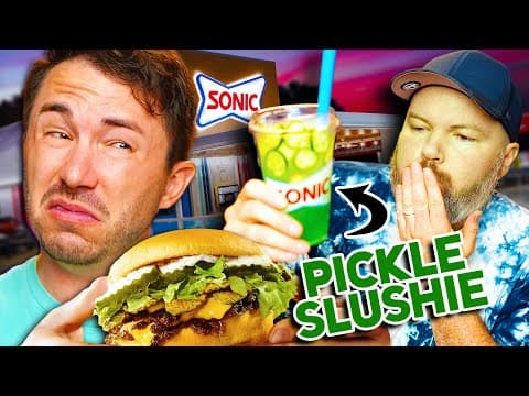 We Tried The Sonic "big Dill" Pickle Meal..