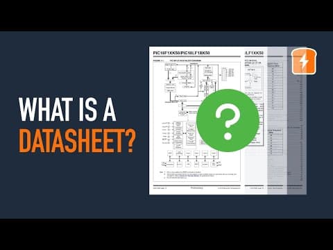 What Is A Datasheet? Understanding Electronic Component Datasheets