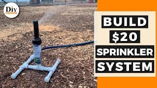 Build A $20 Above Ground Sprinkler System! - Best Sprinkler