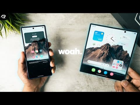 How To Customise Galaxy Z Fold 7 Like A Pro! | Ar Setups Ep.1