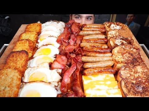 (asmr) Breakfast Mukbang