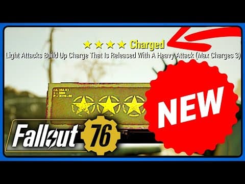 Get This Broken 4 Star ⭐ Charged Legendary Mod Before It's Nerfed!  - Fallout 76