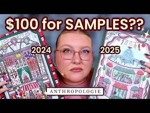 $100 Anthropologie Advent Calendar Showdown... 24 Days Of Beauty 2025 Vs 2024