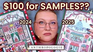 $100 Anthropologie Advent Calendar Showdown... 24 Days Of Beauty 2025 Vs 2024
