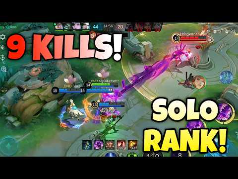 9 Kills Solo! Franco Goes Aggressive In Rank!😱 #mobalegends5v5 #moba5v5english #moba5v5pippin