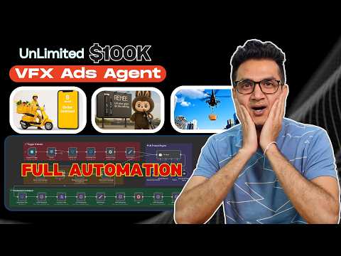 $100k Vfx Ads With Ai & Automation (no Team, No Studio) | N8n +veo3 & Chatgpt 5 Tutorial