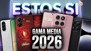 Top 7 Mejores Teléfonos Celulares Gama Media Calidad–precio Para Comprar En 2026 (y No Equivocarte)