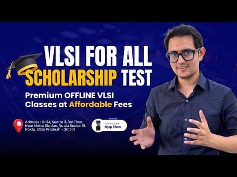 Free Vlsi Scholarship Admission Test | Affordable Offline Vlsi Classes | Best Vlsi Training In Noida