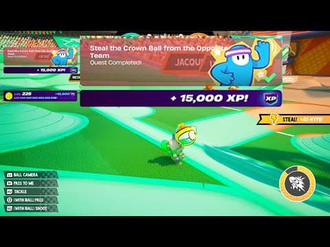 How To Easily Steal The Crown Ball From The Opposite Team In Fortnite Locations Quest!