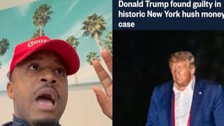 Trump Found Guilty On All Counts. 34 Felonies. This Is A Dark Day In America. Disgusting And Sick