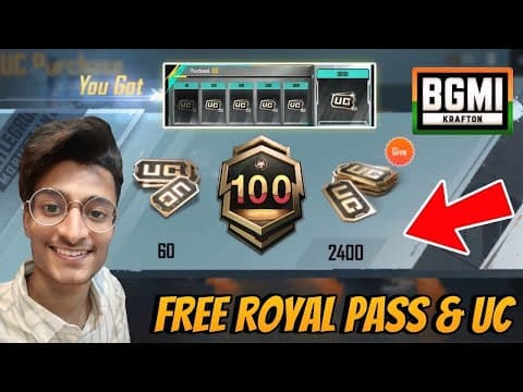 😍trick 300+ Uc In Bgmi - Unlimited Uc Earn Tips & Tricks - Free A15 Royal Pass With Live Proof