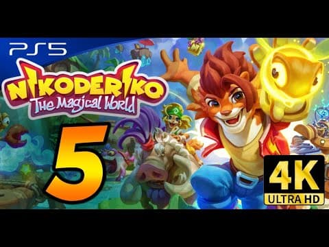 Nikoderiko: The Magical World Ps5 4k - Magic Wood All Collectibles And Bonus Stages - Walkthrough