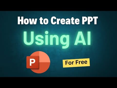 How To Create Presentations  Using  Ai | Make Ppt In Just 2 Minutes