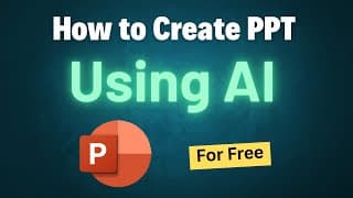 How To Create Presentations  Using  Ai | Make Ppt In Just 2 Minutes