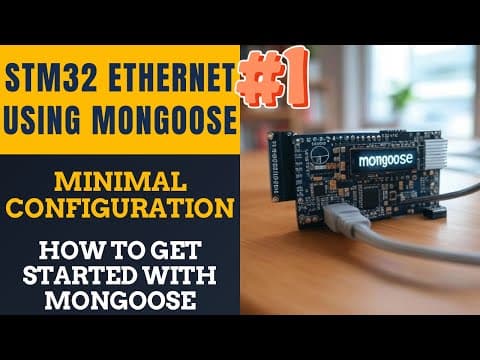 Stm32 Ethernet Using Mongoose #1 || Minimal Configuration To Run Ethernet