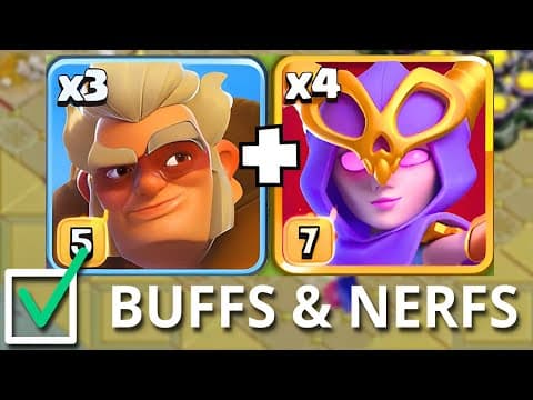 New Troop And Pet Changes W/ Free Runes & More!| Clash Of Clans