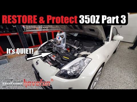 Valvoline Restore & Protect In A Nissan 350z Vq35de Revup Part 3 | Anthonyj350