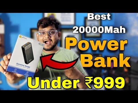 Best Powerbank 2025💥| Power Bank 20000mah Ptron Dynamo Surge  | Best Powerbanks Under 1000 Rs