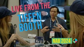 Nab 2024: Cinematography For Actors Stops By The Tiffen Company Booth Nab 2024
