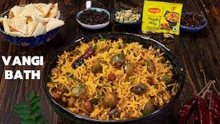 Vangi Bath | Maggi Masala-ae-magic