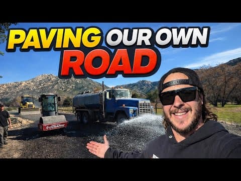 Neighbors Come Together To Fix Their Road!