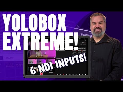 Yolobox Extreme - A Portable Ndi Production Solution!