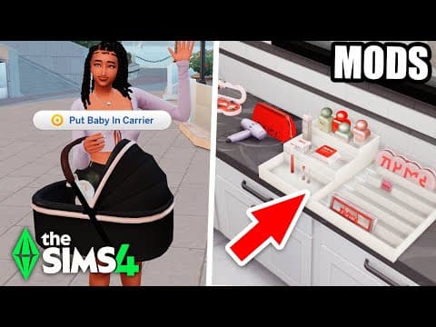 Outstanding New Sims 4 Mods! Realistic Beauty, Baby Carrier & More!