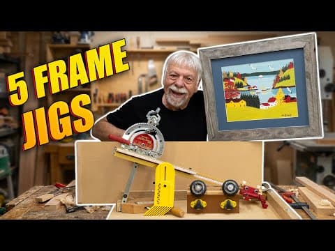 These Five Woodworking Jigs Used To Make This Complicated Frame