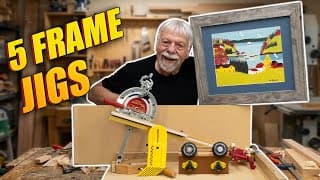 These Five Woodworking Jigs Used To Make This Complicated Frame