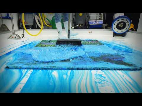 This Rug Was Nasty… But Look What Was Hiding beneath. Satisfying Asmr Carpet Cleaning.