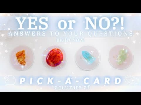 🔮ask Any Question & Receive An Instant Answer ✅yes Or ❌no Reading💰💏💡pick-a-card🔮✨tarot Reading✨