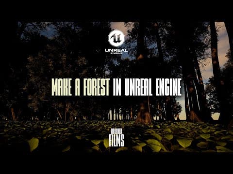 Learn Unreal Engine: Make A Forest (using Foliage)