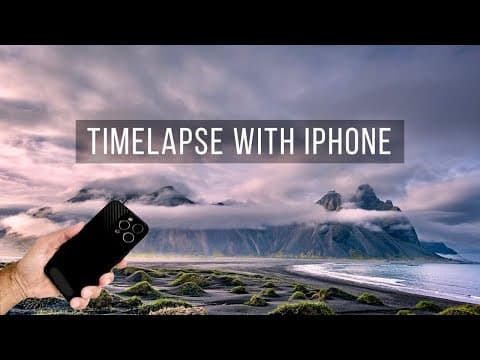 Create A Professional Jaw Dropping 4k Timelapse With Your Iphone! (2024)