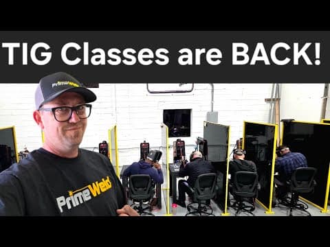 Teaching Tig At Primeweld Hq