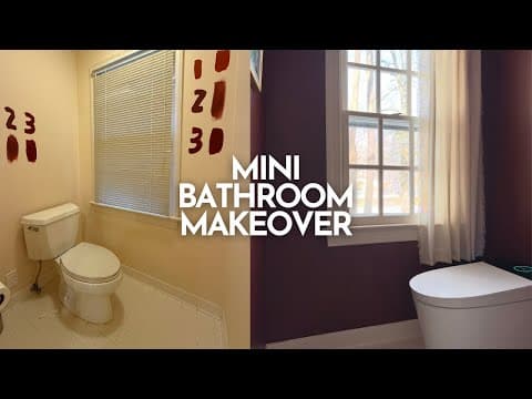 🛁 Mini Bathroom Makeover | Horow T38p Smart Toilet