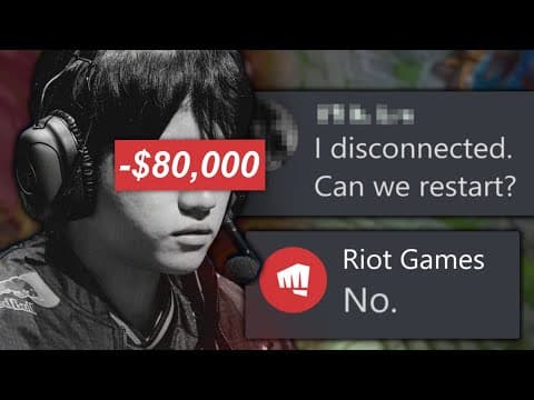 How Riot Games Made This Team Lose $80,000 Over Bad Internet