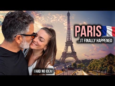 FIRST TIME Together in PARIS 🇫🇷 | Exploring the City of Love with My Boyfriend 👩‍❤️‍👨