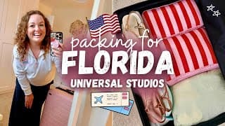 Pack With Me: Florida 🇺🇸 1 Week Universal Orlando Resort! 🎢 Packing Hacks & Theme Park Essentials 🧳