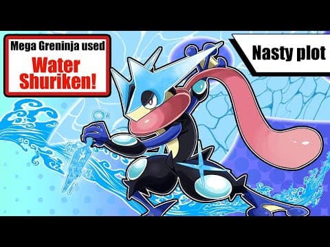 Nasty Plot Mega Greninja Is An Actual Cheat Code. Ft. @pokeaimmd​