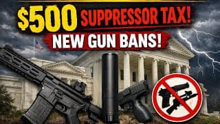 The Gun Grab Begins: New $500 Suppressor Tax + New Bans