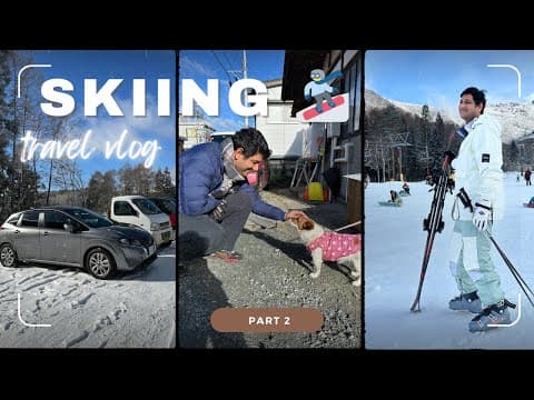 Skiing In Japan | Nagano Ryuoo Ski Park | Road Trip Vlog Part 2
