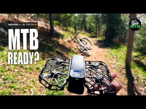 Best Mtb Ready 8k Flying Camera - Hoverair X1 Pro Max On Trail Review!