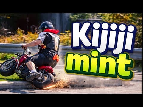 Crashing A Guys Mini Bike On Purpose To Get His Reaction. Hilarity Ensues!￼